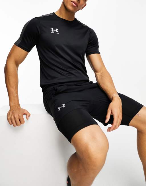 Opgewonden zijn Doe het niet Baby Under Armour co-ord Challenger training t-shirt in black | ASOS