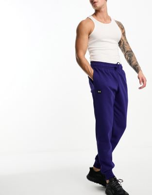 Under Armour co-ord Rival Fleece joggers in dark blue - ASOS Price Checker