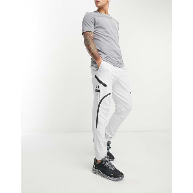 Under Armour co ord Unstoppable cargo pants in white ASOS