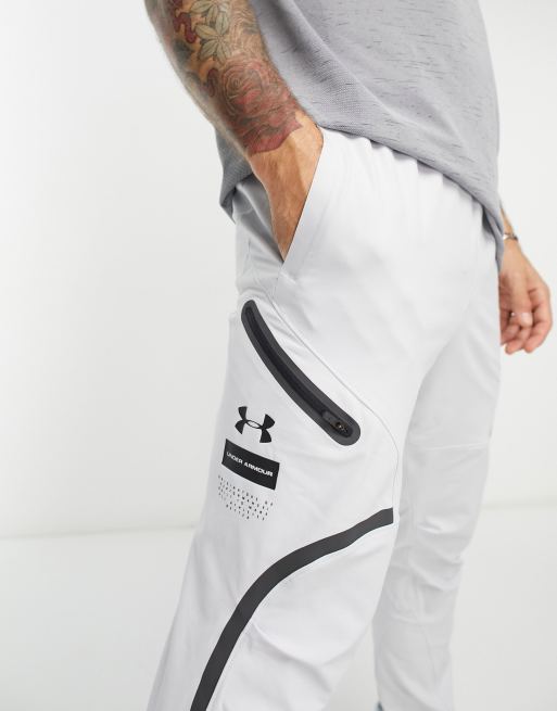 Under Armour co ord Unstoppable cargo pants in white