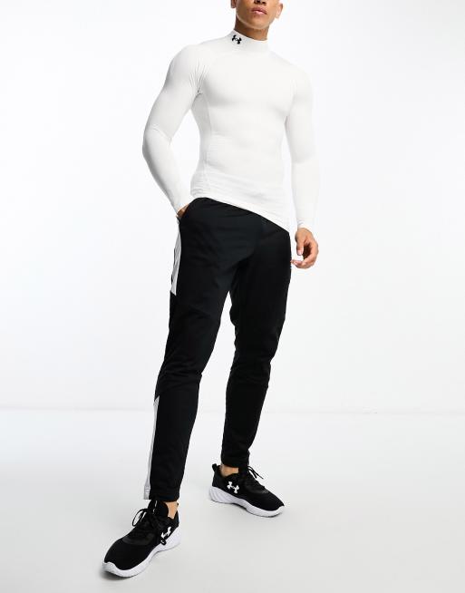 Under Armour HeatGear Armour Mock Long Sleeve White