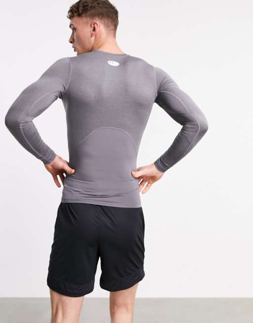 Grey long deals sleeve under armour