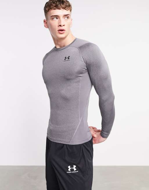 Under Armour Under Armour Compression T Shirt Mens M Medium Gray