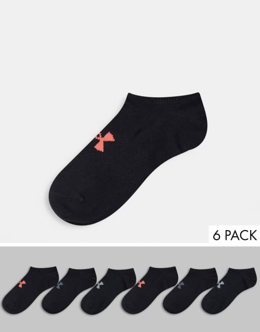 Under Armour - COnfezione da 6 paia di calzini neri