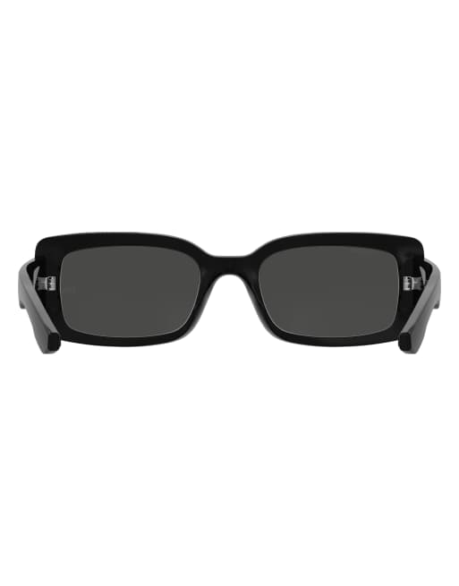Under Armour - Crossover - Gafas de sol negras rectangulares con lentes grises, 2 de 4