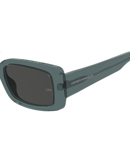 Under Armour - Crossover - Lunettes de soleil rectangulaires à verres gris - Transparent, 7 de 7