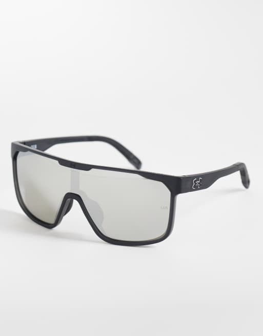 Under Armour - Define - Lunettes de soleil masque à verres argentés - Noir, 3 de 3