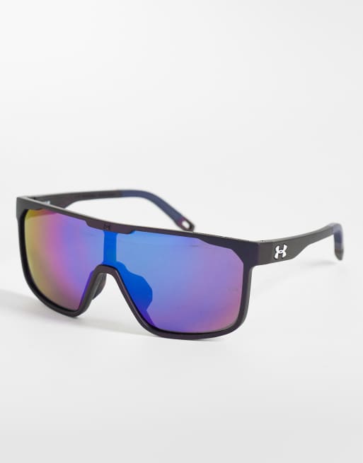 Under Armour - Define - Lunettes de soleil masque à verres bleus - Bleu, 3 de 3
