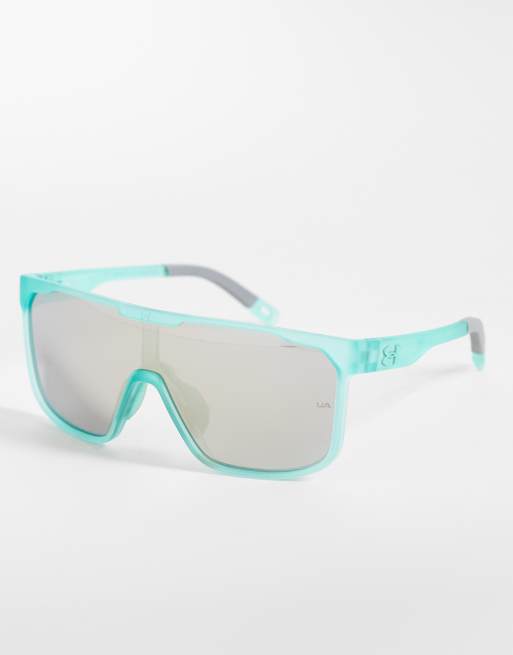 Under Armour Define mask sunglasses with ivory lenses in clear - CLEAR, 3 of 3