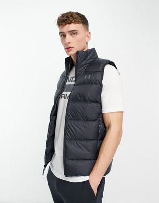 Under Armour down 2.0 puffer gilet in black