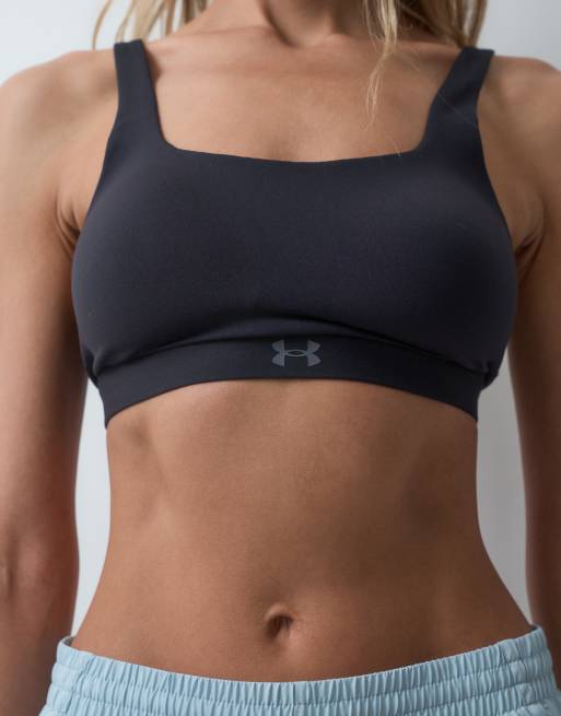 Under Armour Effortless high bra in castlerock black, 3 of 4