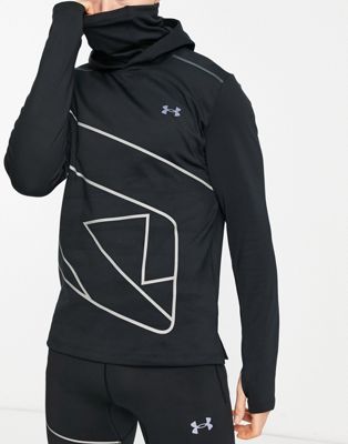 Homme Under Armour - Empowered - Sweat à capuche de running - Noir