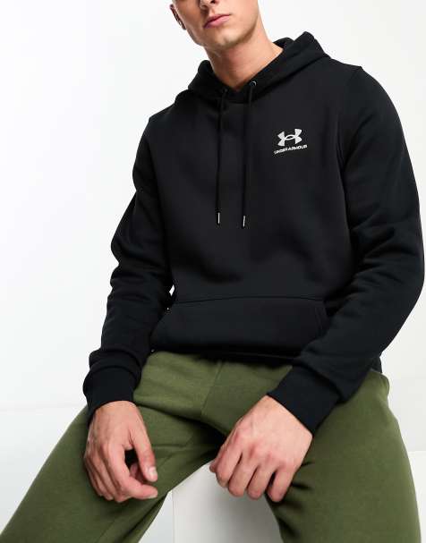 Men's Black Under Armour Hoodies & Sweatshirts