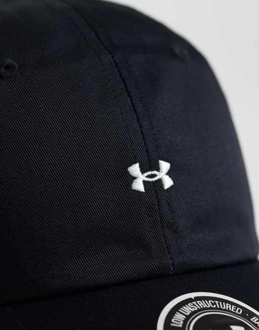 Under Armour – Essential – Verstellbare, tiefe Kappe in Schwarz, 3 von 3