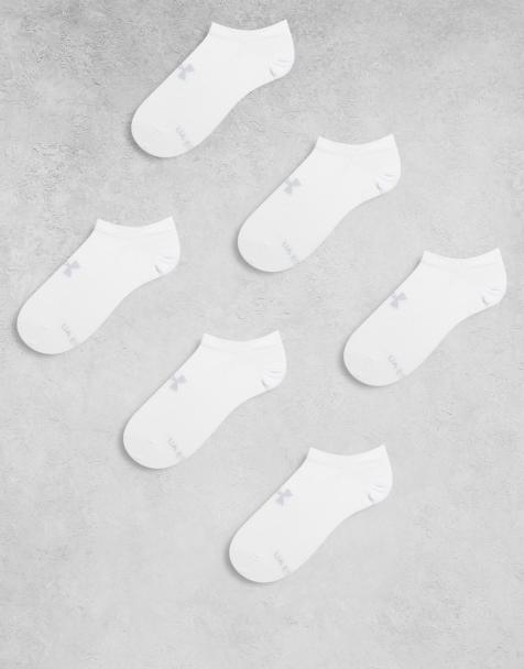 Under Armour – Essentials – Füßlinge in Weiß, 6er-Pack - view 1