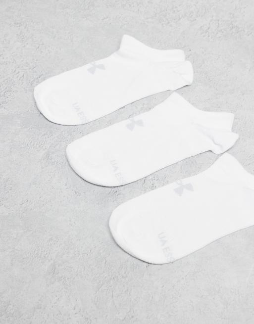 Under Armour – Essentials – Füßlinge in Weiß, 6er-Pack, 3 von 3