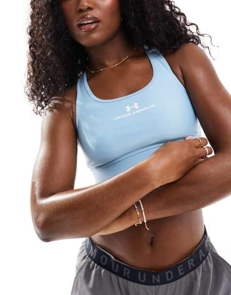 Under Armour Authentics Women's Sports Bra - Glacier Blue