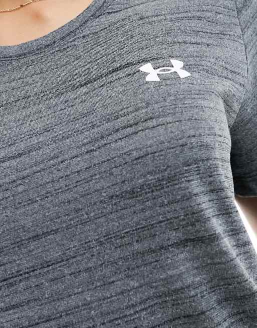 Magliette under armour argento hot sale
