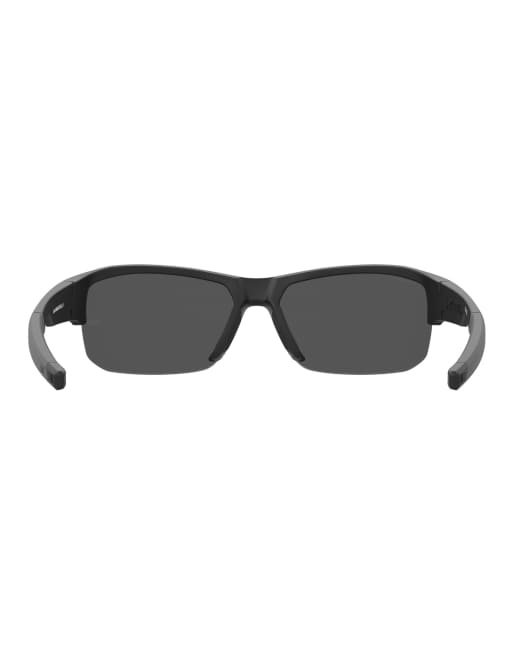 Under Armour - Fanatical - Lunettes de soleil rectangulaires à verres gris - Noir, 3 de 4