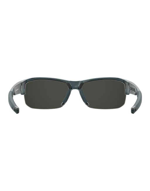 Under Armour – Fanatical – Rechteckige, transparente Sonnenbrille mit Gläsern in Elfenbeinweiß, 3 von 4