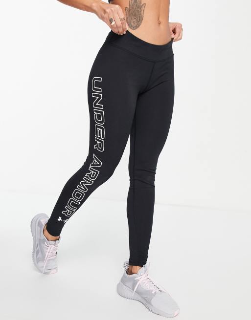 Under Armour - Favourite - Leggings de sport avec logo sur le côté - Noir, 3 de 4