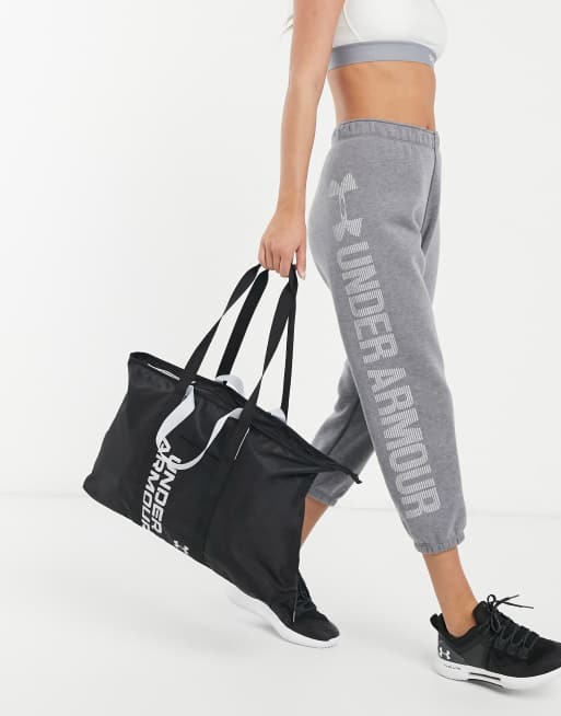 Under Armour favourite metallic tote bag in black