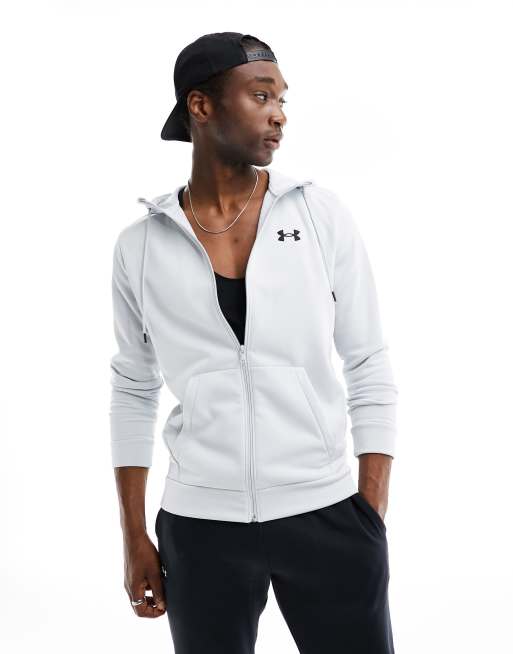 Under armour fleece zip 2024 jacket