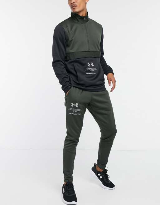 Under armour hot sale green joggers