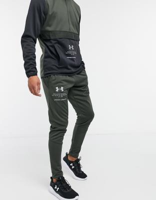 under armour storm joggers black