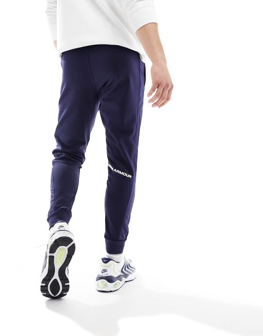 Under Armour Fleece Storm joggers in navy