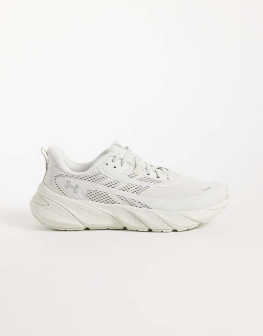 Under Armour Flex Training buty sportowe w kolorze ivory z pomarańczowymi detalami, 1 z 5