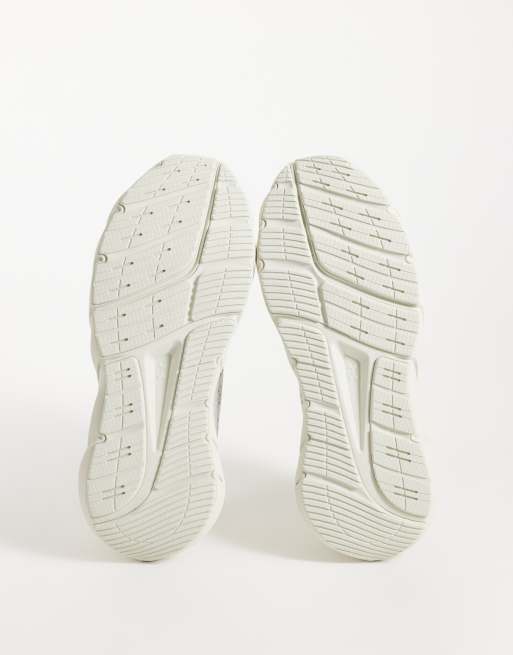 Under Armour Flex Training Sneaker in Elfenbein mit orangefarbenen Details, 5 von 5