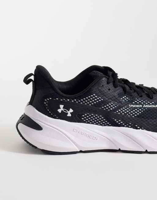 Under Armour Flex Training sneakers in zwart en wit, 5 van 5