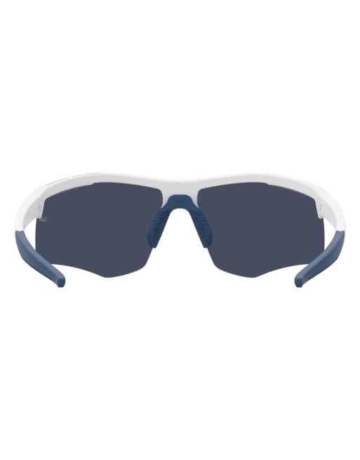 Under Armour - Flexlite - Rechthoekige zonnebril met blauwe glazen in wit, 3 van 4