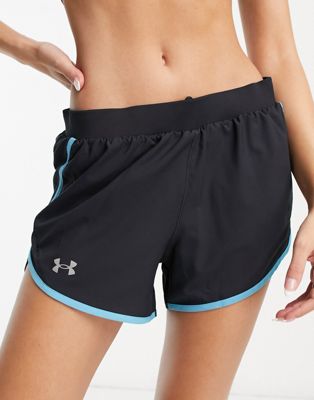 Under Armour Fly By 2.0 shorts in black - ASOS Price Checker