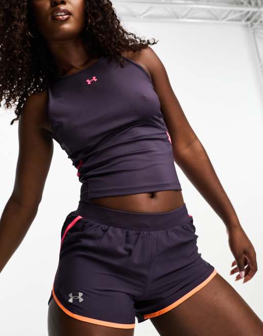 Purple under shop armour shorts