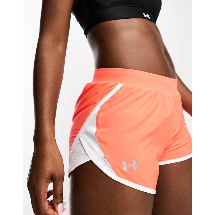 Red under deals armour shorts womens