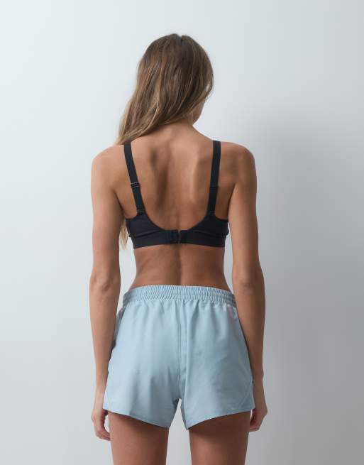 Under Armour Fly By 3-inch shorts in blue fog, 4 of 5