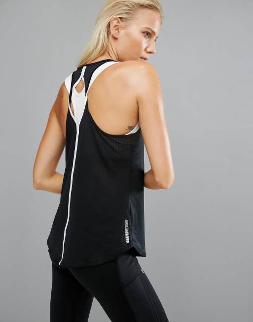 Under armour shop open back top