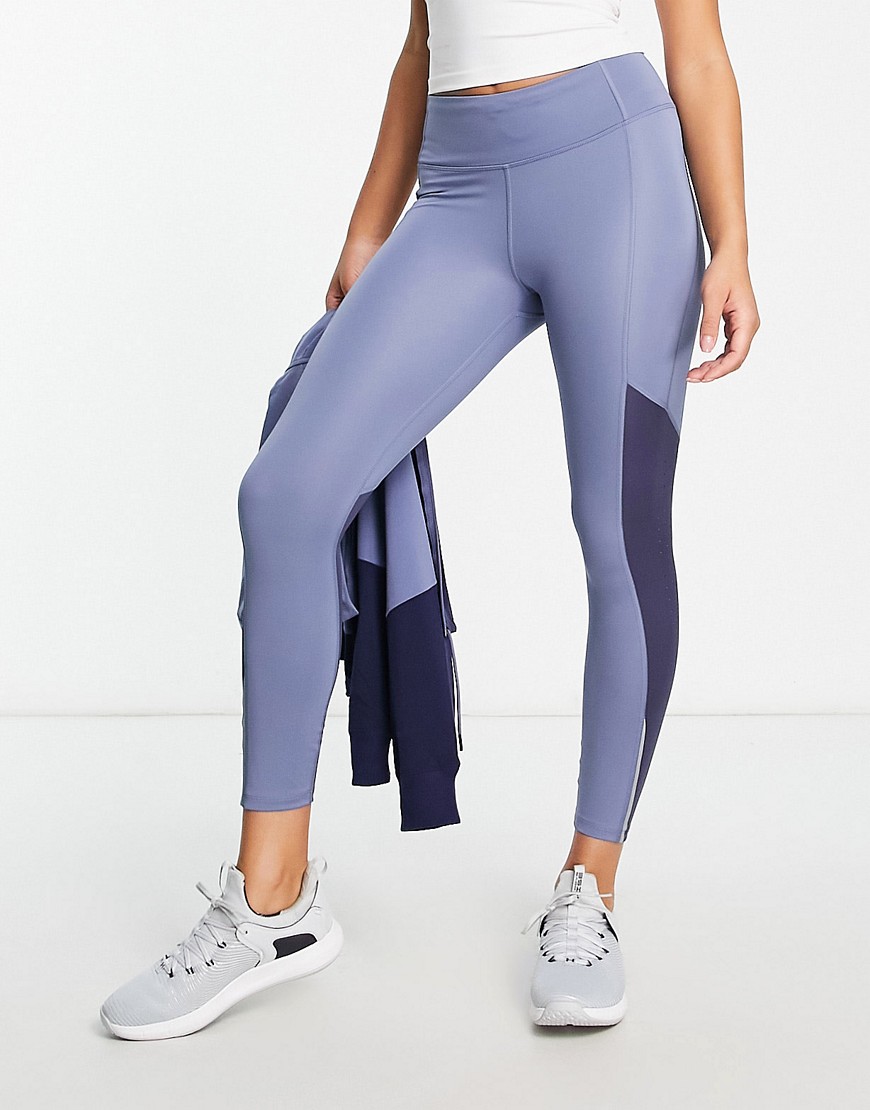 Under Armour Fly Fast 3.0 ankle leggings in blue