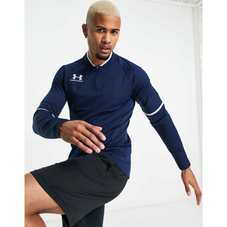 Under Armour Football Challenger III midlayer top in navy ASOS