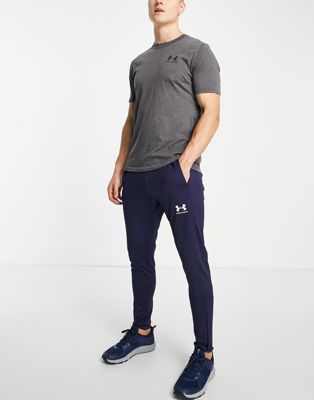 Under Armour Football Challenger joggers in navy