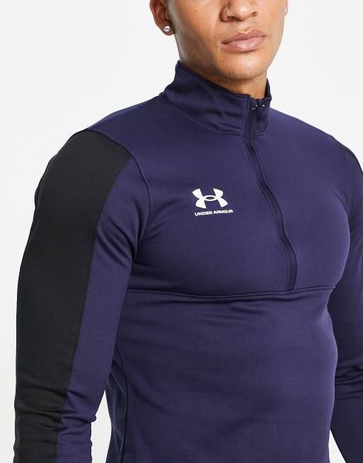 Under Armour CHALLENGER MIDLAYER - Long sleeved top - pitch gray