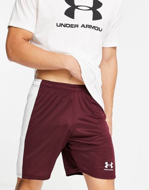 Under armour best sale maroon shorts