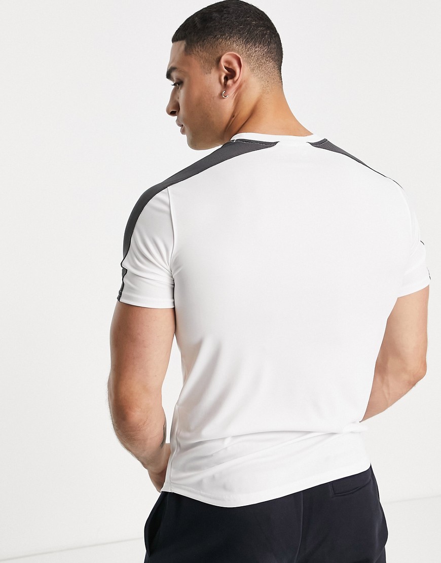Football Challenger - T-shirt bianca con dettagli laterali-Bianco - Under Armour T-shirt donna  - immagine2