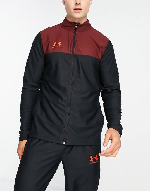 Under Armour Football Challenger tracksuit set in black and