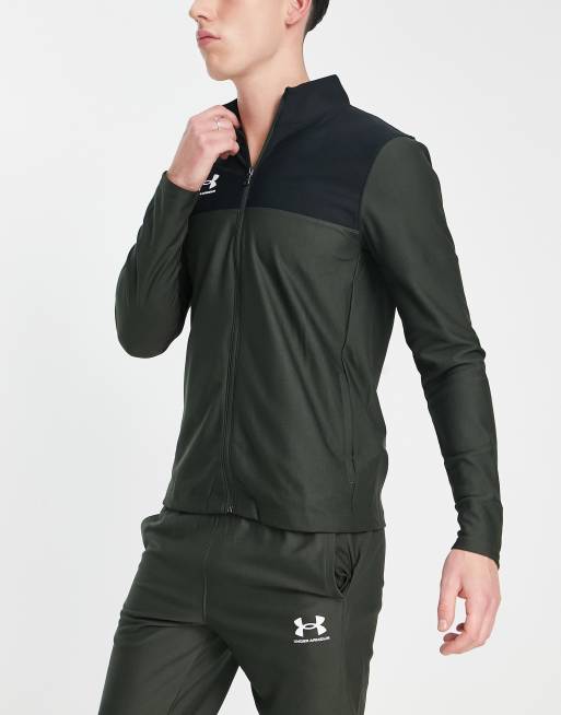 Under Armour Football Challenger tracksuit set in black