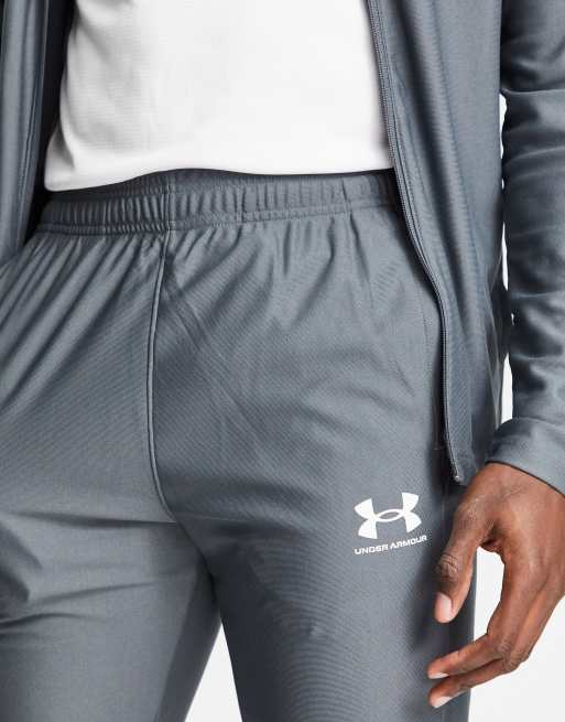 Under Armour Football Challenger tracksuit set in grey