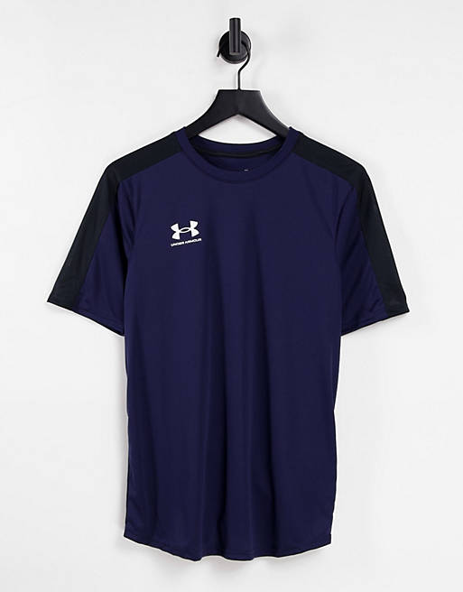 Under Armour Football Challenger training t-shirt in navy
