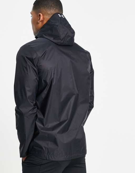 Under Armour Forefront rain jacket in black